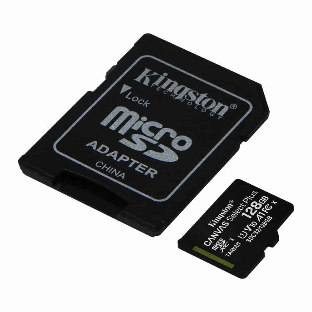 (image for) Kingston Canvas Select Plus 128GB UHS-I Micro SD Memory Card + SD Adapter